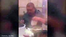 'Fast food' man shows quick way to eat Peking duck pancakes