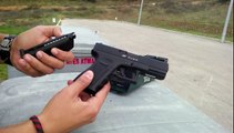 Asg Glock 6 mm bb co2 Pistol Review and Chrony