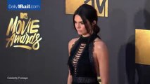 Kendall Jenner in lace up stilettos at 2016 MTV Move Awards