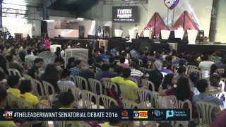 #TheLeaderIWant Senatorial Debate: Social media asks Baligod about changes in the curriculum