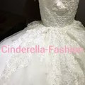 Luxus Brautkleid aus Spitze und Steinchen, luxury wedding dress 2016