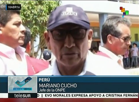 ONPE: Hasta las 13:00 horas habían instalado 93% de mesas de votación