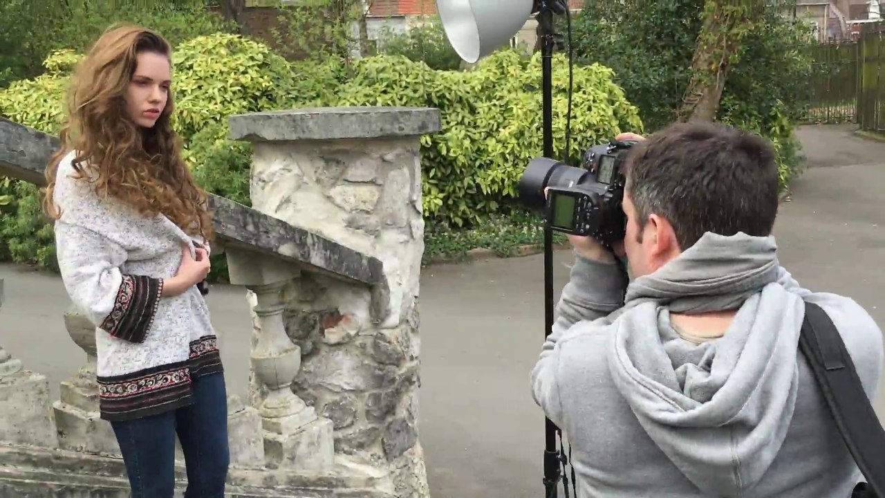 Behind the scene - Margaux  Photoshoot