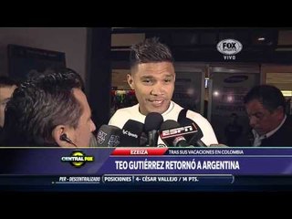 Teo Gutiérrez retornó a Argentina