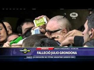 La AFA informó el fallecimiento de Grondona