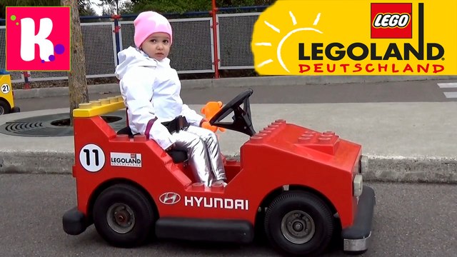 Германия #1 Леголенд парк аттракционов Катя выиграла игрушку кошечку Legoland Germany win toys 2016