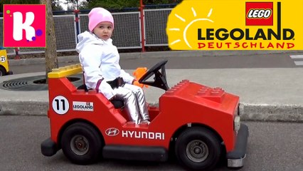 Германия #1 Леголенд парк аттракционов Катя выиграла игрушку кошечку Legoland Germany win toys 2016
