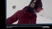 Une snowboardeuse poursuivie par un ours en pleine descente, les images chocs (vidéo)