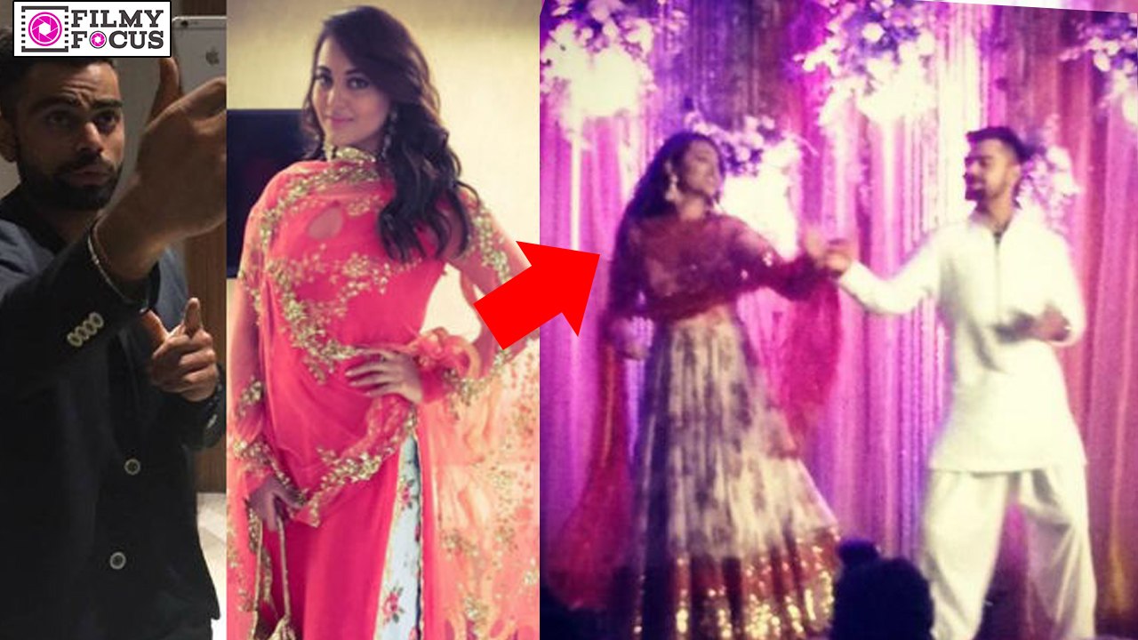 Sonakshi Sinha and Virat Kohli dance together at Rohit Sharma's wedding