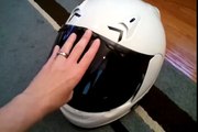 Changing an Arai Motorcycle Helmet Shield