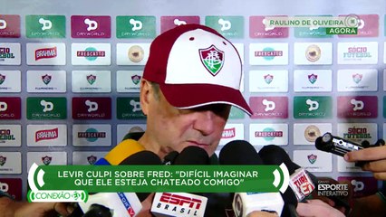 Ao responder pergunta sobre Fred, Levir diz: 'Será que é preciso dizer que quem escala o time é o técnico?'