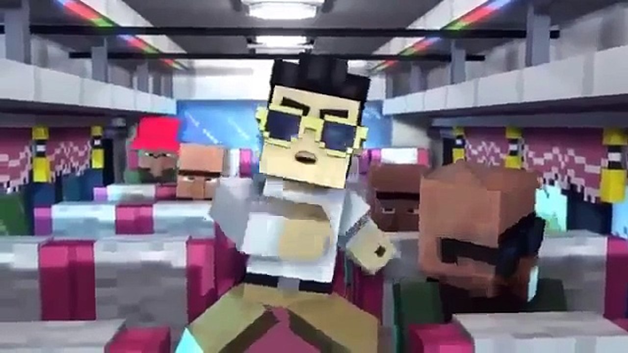 Minecraft Style - A Parody of PSY's Gangnam Style (Music Video)