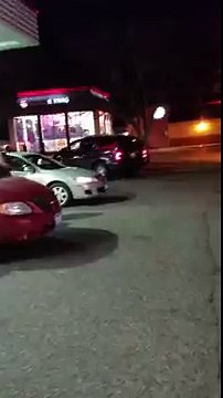 Burger King all the Windows glass smashed out