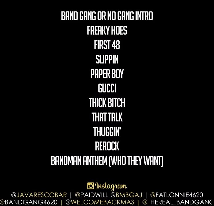 Band Gang Or No Gang (FULL MIXTAPE)