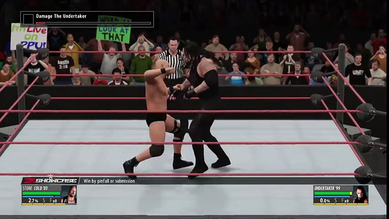 “Stone Cold“ vs. The Undertaker (Fully Loaded 1999)׃ WWE 2K16 2K Showcase walkthrough - Part 19
