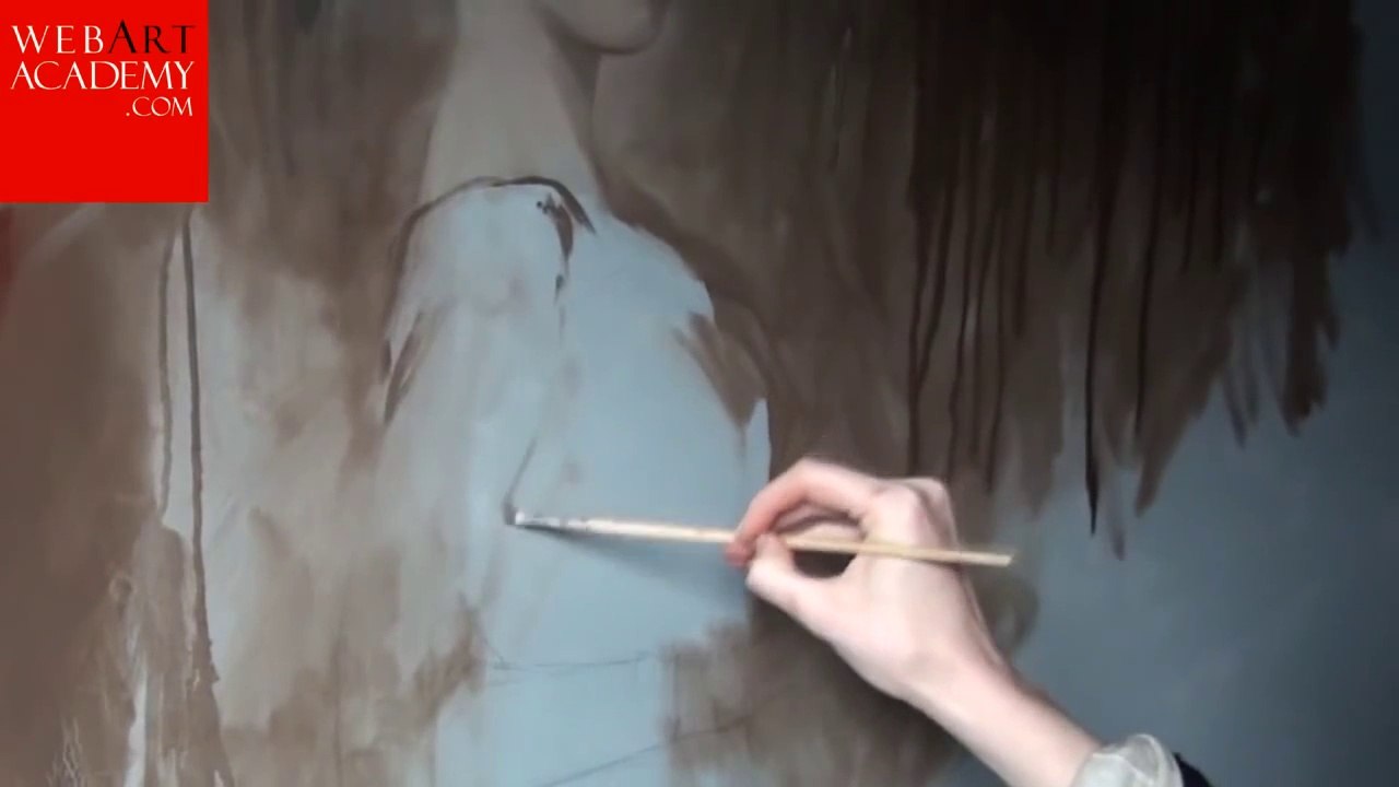 Impressionistic painting | How to paint a figure and portrait | Oil Painting techniques