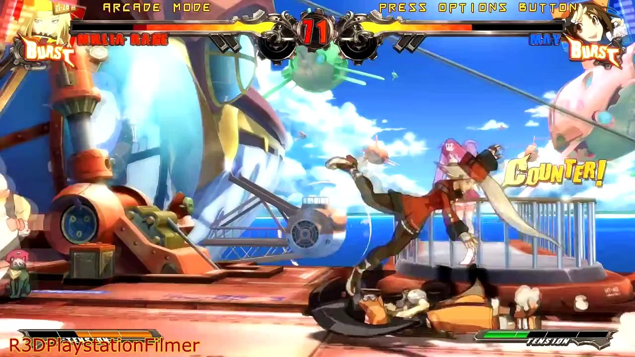 Guilty Gear Xrd - SIGN - PS4 - "Millia" Arcade Mode - Stage 1: May {English, Full 1080p HD}