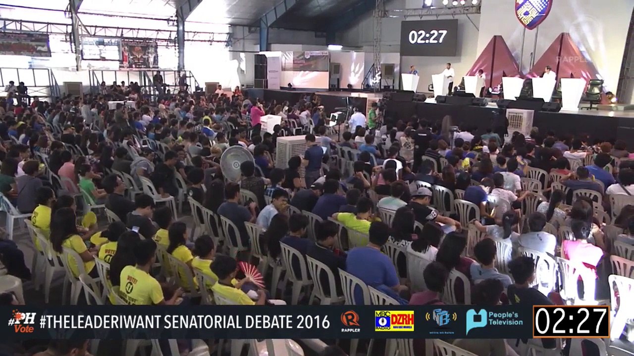 #TheLeaderIWant Senatorial Debate: Greco Belgica on proposed flat tax rate