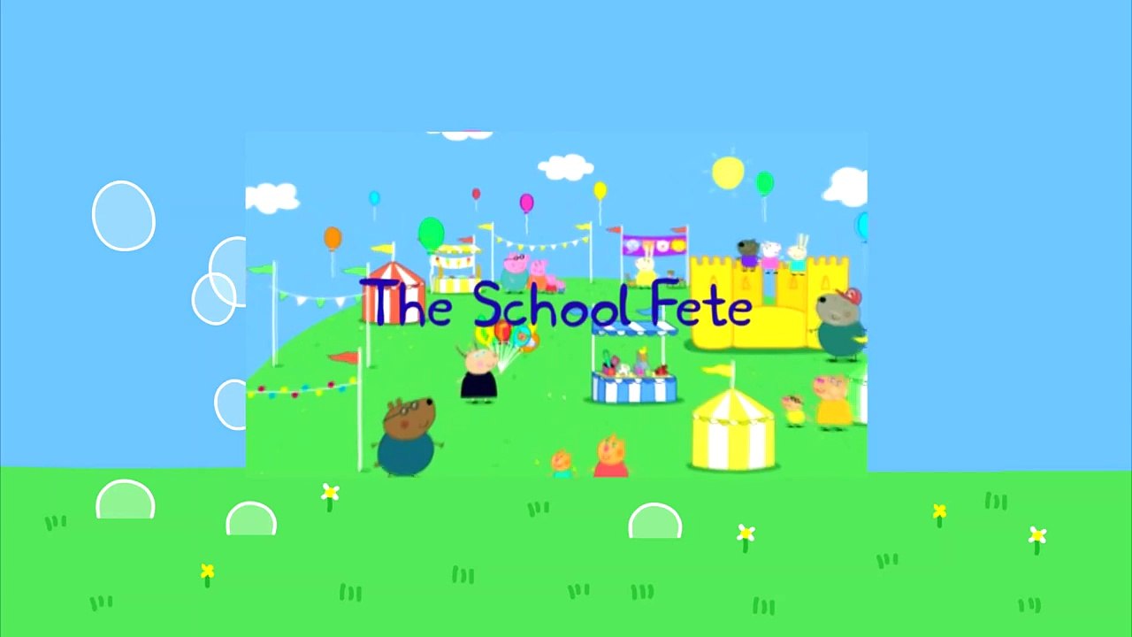 Peppa Pig Episode 20 The School Fete English