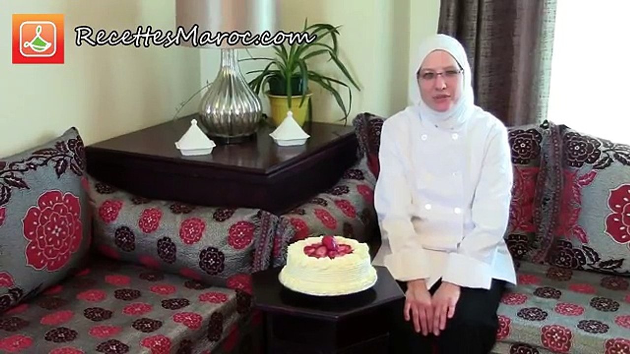 Gâteau Shortcake aux Fraises - Strawberry Shortcake - حلوة الفراولة الراقية و الشهية