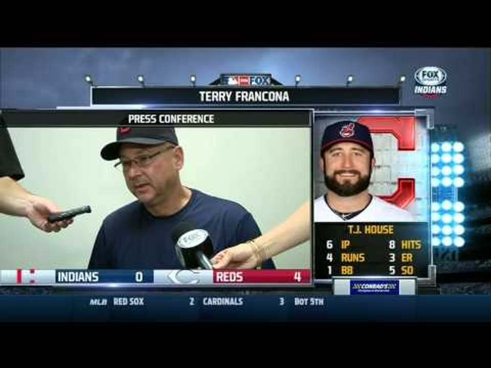 Indians blanqueados por Reds