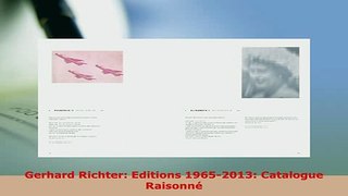 PDF  Gerhard Richter Editions 19652013 Catalogue Raisonné PDF Online