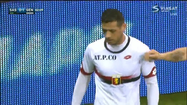 0-1 Blerim Džemaili Goal Italy Serie A - 09.04.2016, Sassuolo Calcio 0-1 Genoa
