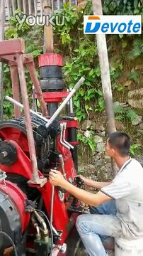 Water well drilling rigs test before make shipment from Devote Company