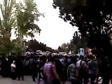 اعتراض به حضور احمدی نژاد در دانشگاه بهشتی- ۲۰ اردیبهشت