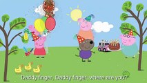 Peppa Pig Birthday Party Finger Family Nursery Rhymes