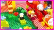 Lego Duplo train stopmotion Surprise Eggs toys Peppa Pig Spongebob Minions Lego Duplo Buzz Lightyear