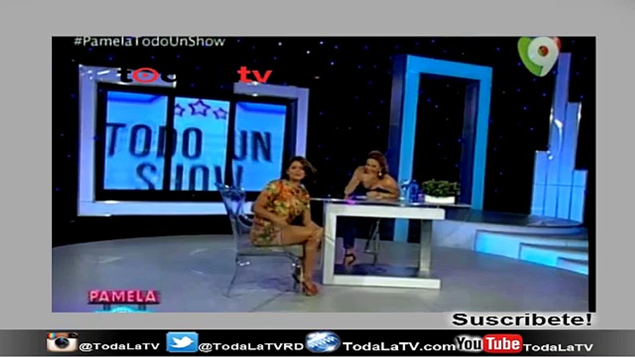 A PAMELA SUED SE LE SALE UNA "BABA" MIENTRAS HABLABA CON TECHY. ALGUIEN LA VIO? - PAMELA TODO UN SHOW- VIDEO