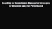 [Read book] Coaching for Commitment: Managerial Strategies for Obtaining Superior Performance