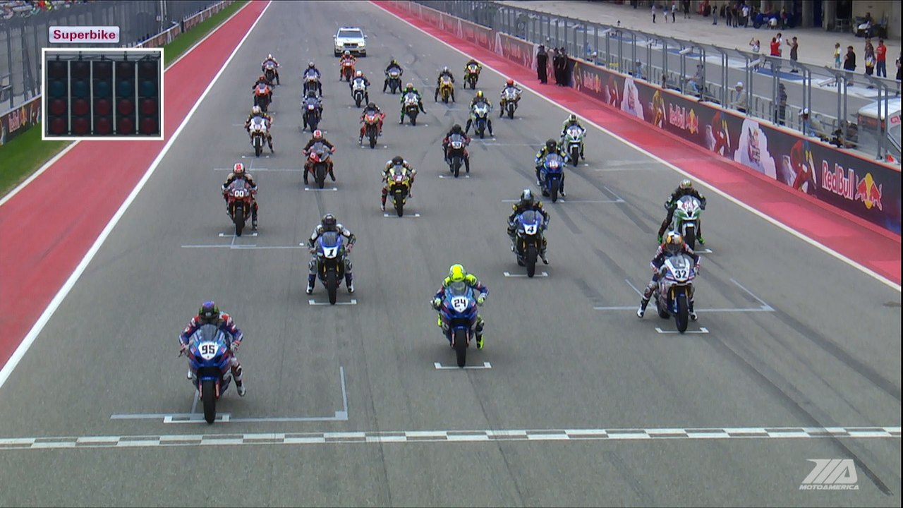 MotoAmerica Sunday COTA Superbike Race 2 Highlights