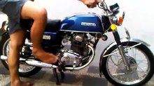 BLUE HONDA CB 200 1976 INDONESIA