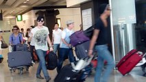 Adam Lambert arrived at Hong Kong Int'l Airport