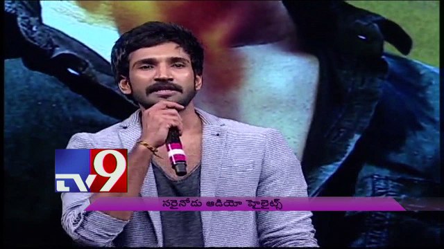 Actor Aadhi speaks @ Sarrainodu Audio celebrations