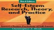 Download Self Esteem Research  Theory  and Practice  Toward a Positive Psychology of Self Esteem