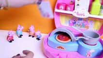 Peppa Pig Mini Pizzeria How To Make Play Doh Pizza Peppa Pig Chef Peppa Play Sets Part 1