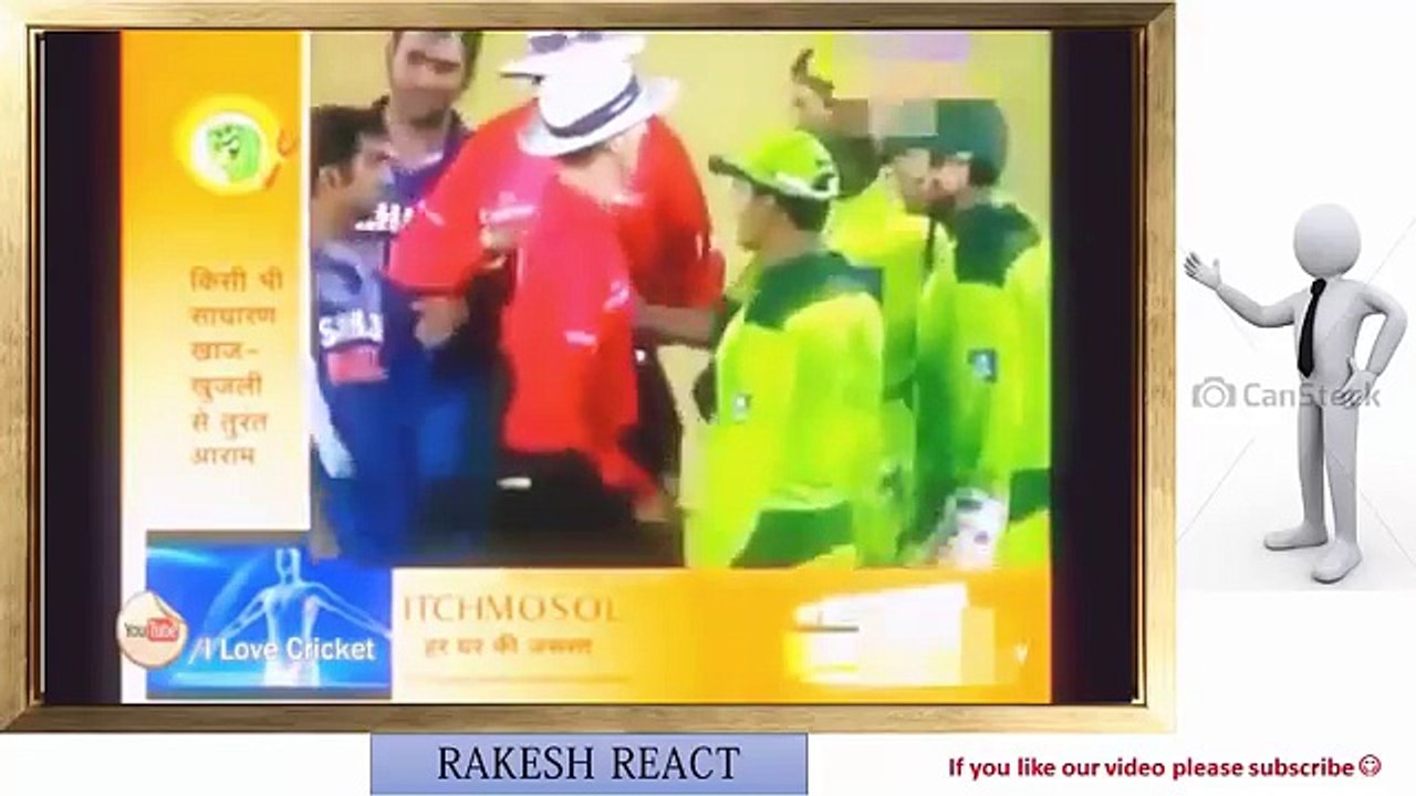 India vs Pakistan ( FACE to FACE )  --TOP 10--  Fights in Cricket History between players -HD-