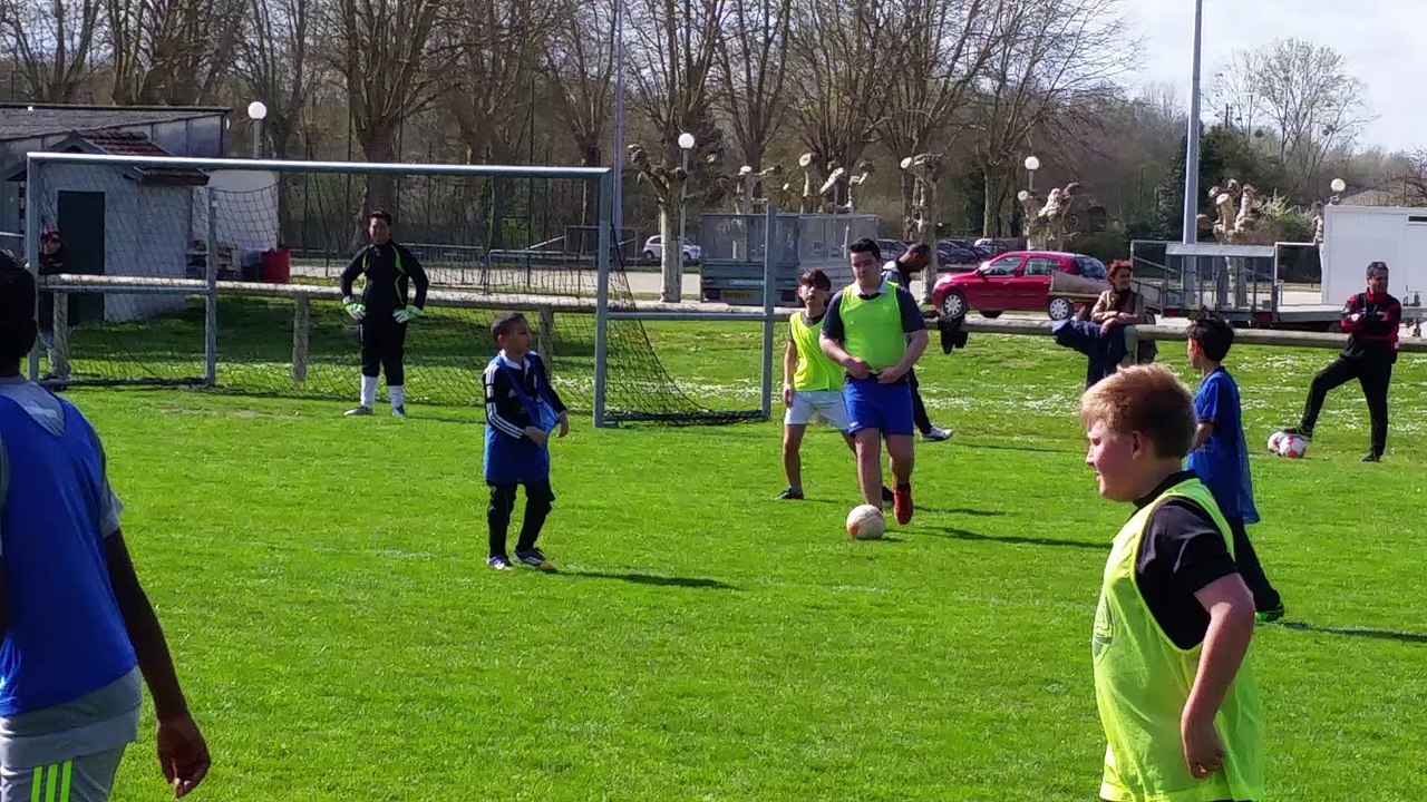 Entraînement u13 et u11  samedi  9 avril 2016