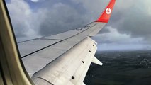 FSX 737 800 landing Amsterdam Schiphol