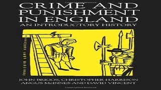 Download Crime And Punishment In England  An Introductory History