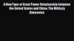 Read A New Type of Great Power Relationship between the United States and China: The Military