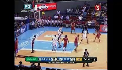 Rain or Shine vs Blackwater  April 10 2016 1st Quarter
