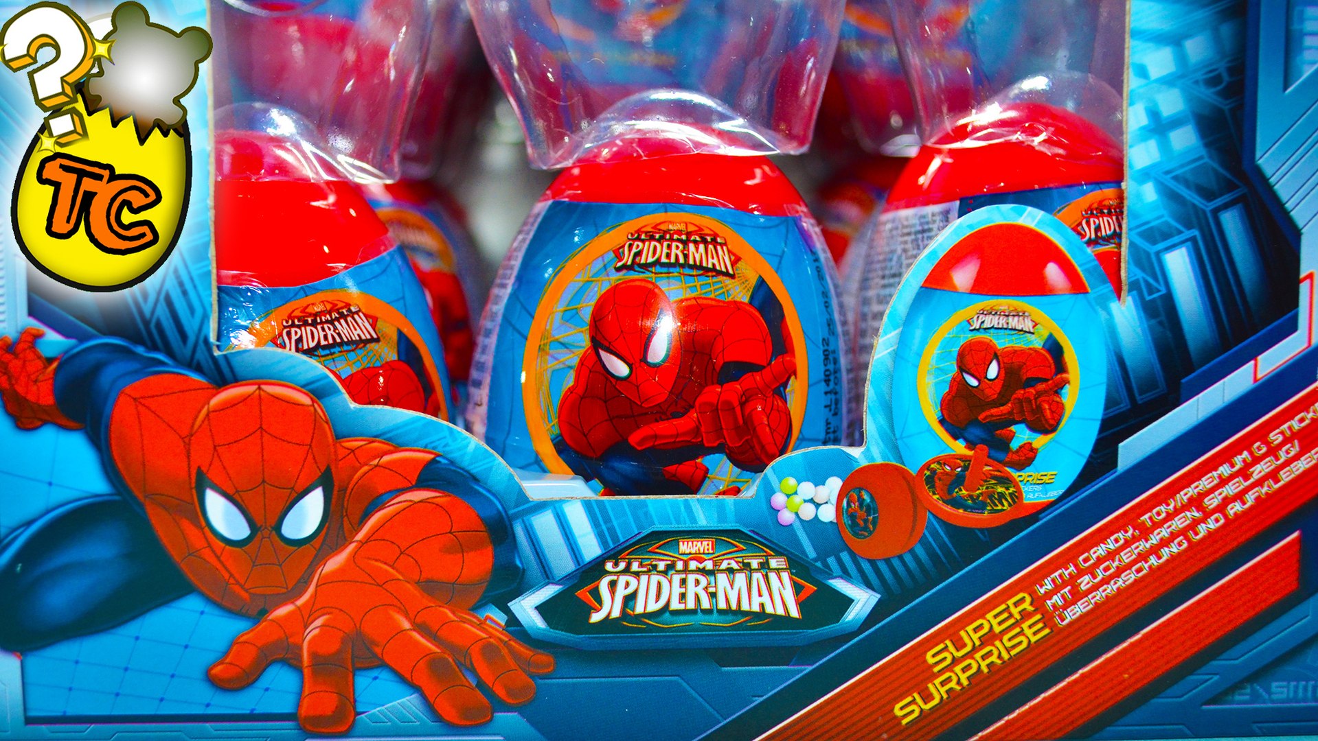 SPIDERMAN 3 MARVEL KINDER SURPRISE EGGS OPENING TOYS FOR KIDS | Toy  Collector - Vídeo Dailymotion