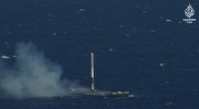 Falcon 9 roketi okyanusa dikey iniş yaptı