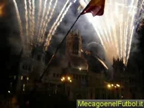 Festa Real Madrid a Plaza Cibeles