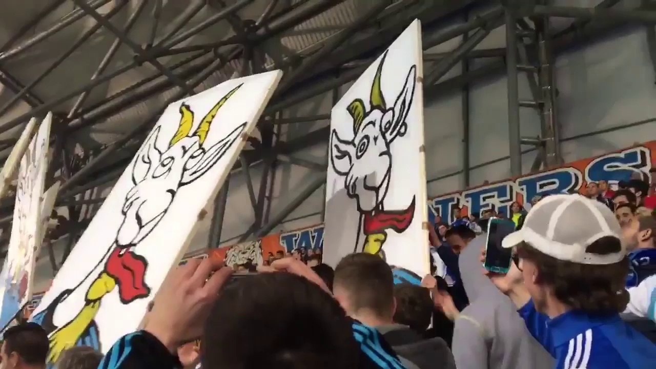 Des chèvres et Benny Hill dans les tribunes du Stade vélodrome