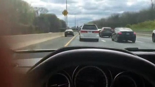 2015 Mercedes Benz Self Driving AMG E 63 Car - Commute in Traffic in Self Driving Car